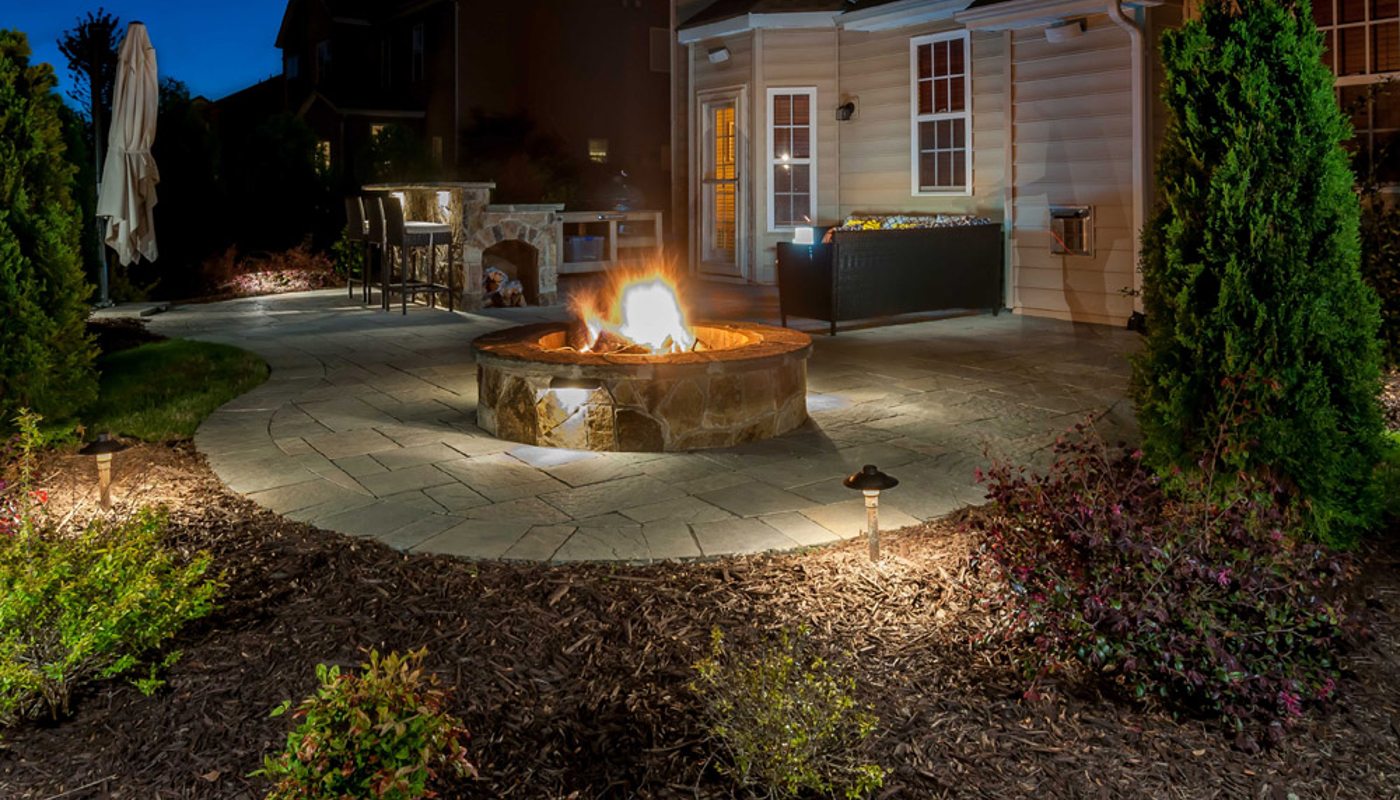 outdoor lighting for patio in Hudson OH